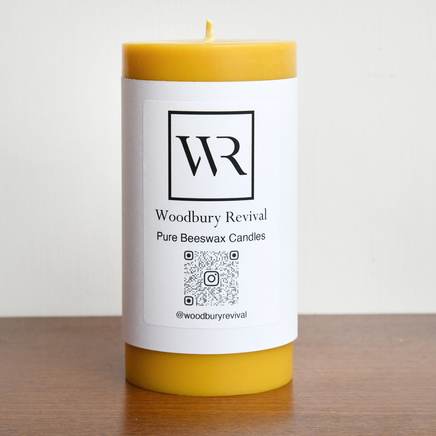 Solid Pure Beeswax Pillars