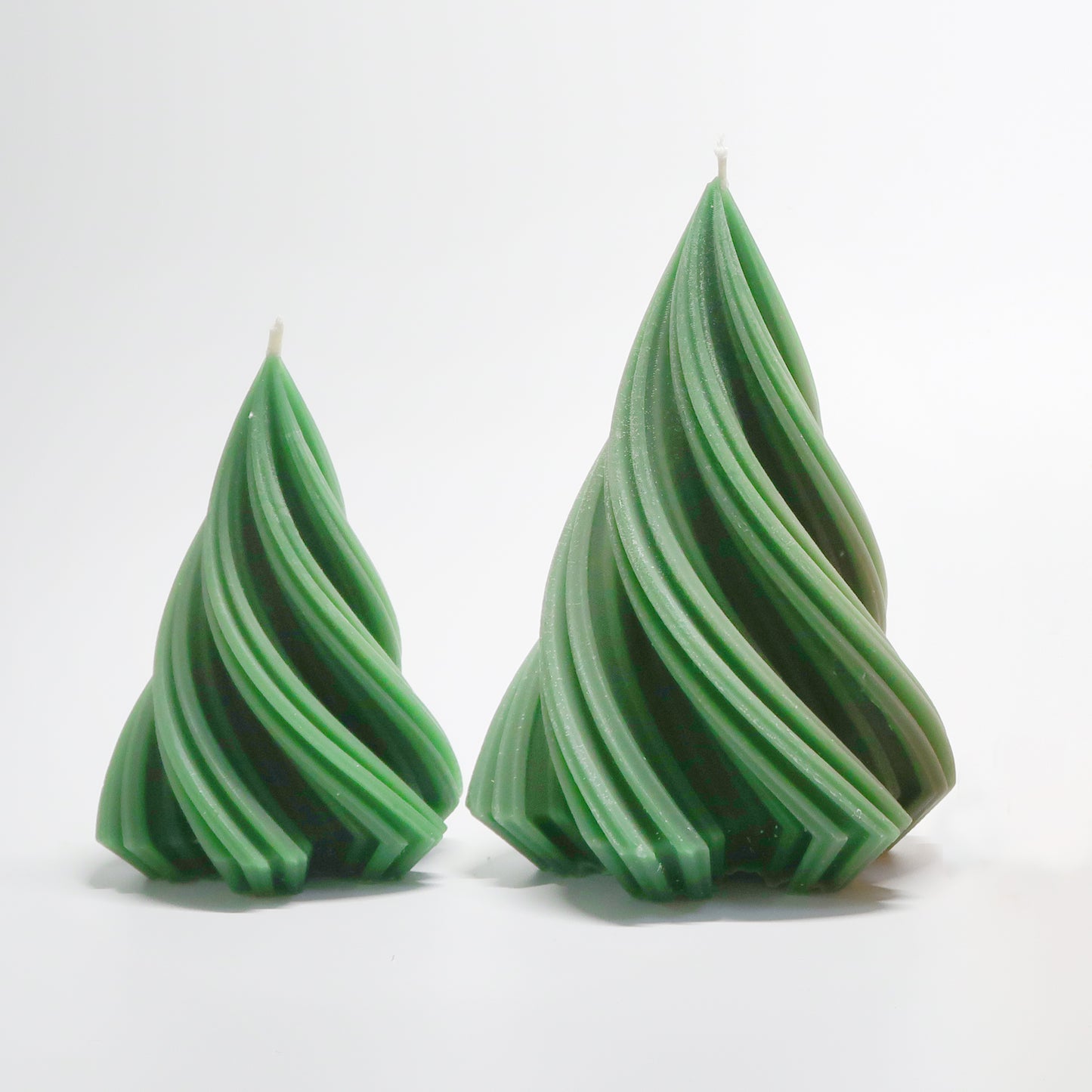 Geometric Spiral Beeswax Candles