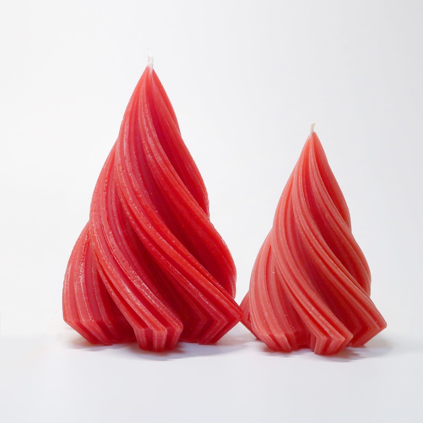 Geometric Spiral Beeswax Candles