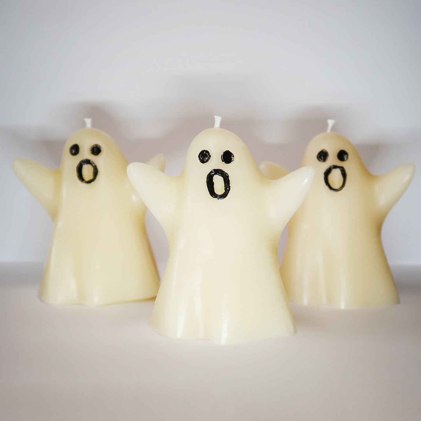Halloween Ghost Candle - Solid Pure Beeswax